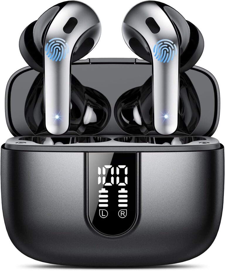 IKT Wireless : écouteurs Bluetooth 5.3 avec 50 heures d’autonomie et mic antibruit.