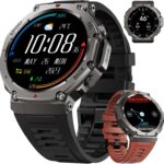 LIGE GPS Men’s Smart Watch : Suivi de 110+ sports et 20 jours d’autonomie pour Android et iOS