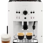 KRUPS EA810570 : Machine à café avec broyeur, vapeur pour cappuccino et nettoyage automatique.