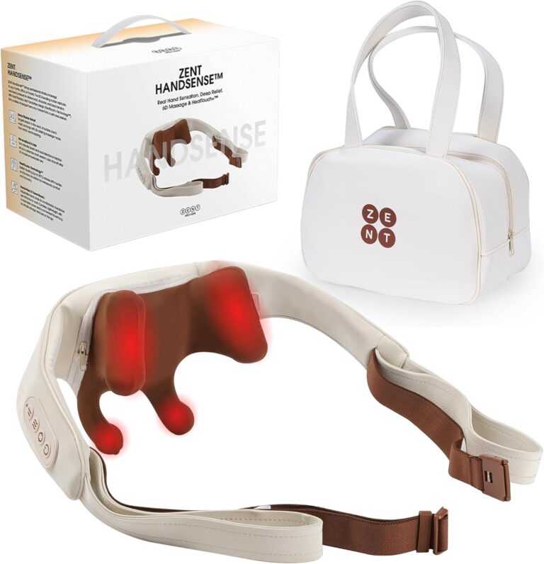 ZENT 6D Massager : autonomie de 90 minutes et fonction de chaleur pour un massage du dos et du cou