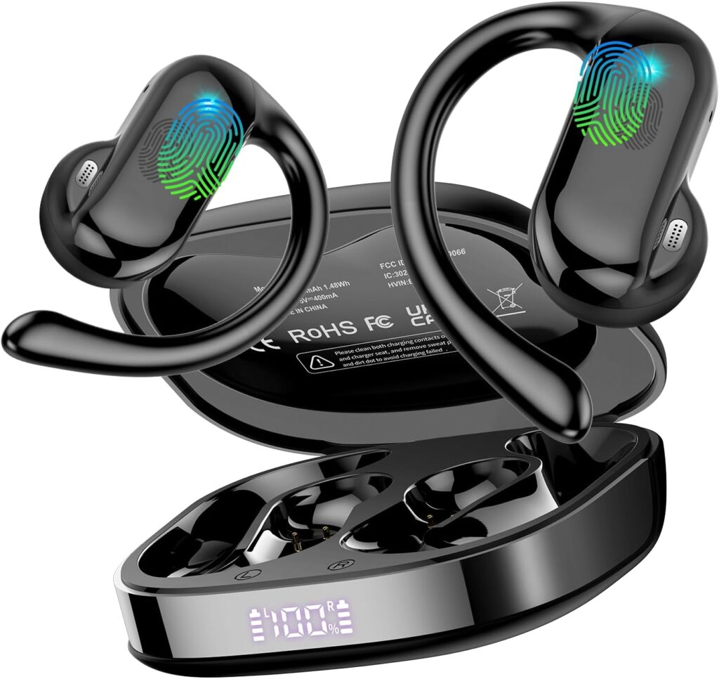 Lancement des écouteurs sans fil Open-Ear Bluetooth 5.4 avec autonomie de 42 heures et certification IPX7.