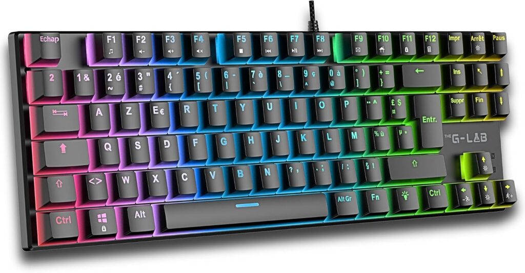 The G-Lab présente le Keyz Mercury EX, un clavier gamer mécanique RGB avec 26 touches antighosting.