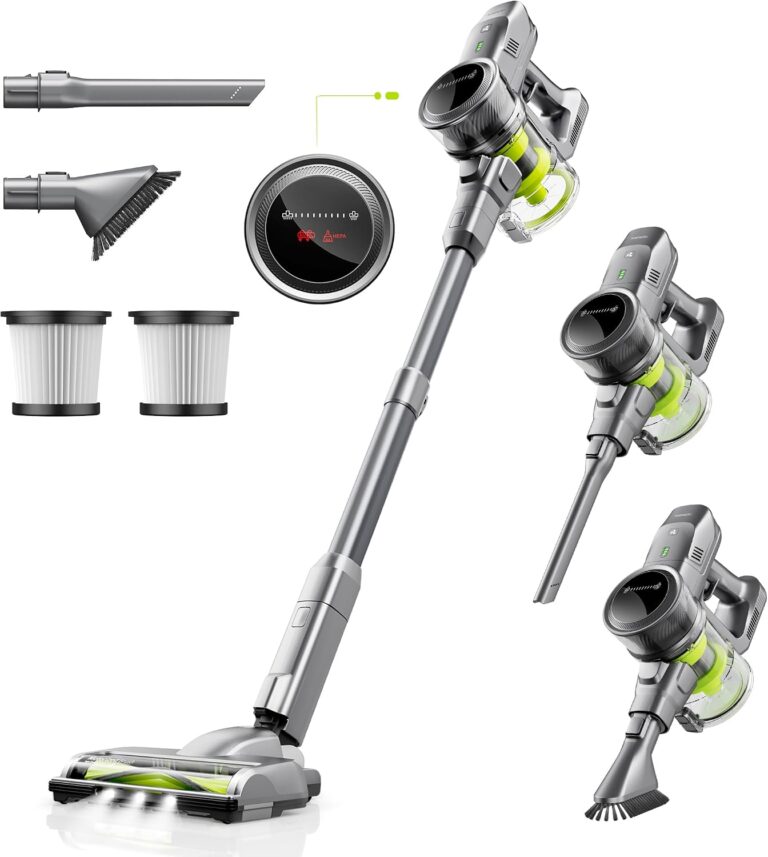 Kalado 26000pa : Aspirateur sans fil avec trois modes et batterie amovible pour divers sols.