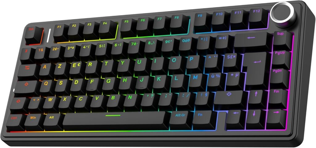 EPOMAKER lance le clavier mécanique sans fil Aula F75 ISO-FR AZERTY pour le gaming en France.