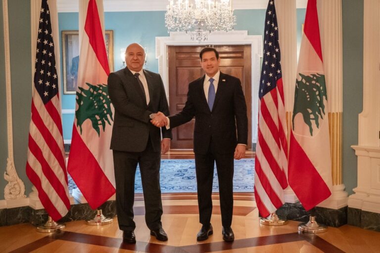 Rencontre entre le président libanais et des représentants de l’Union européenne.