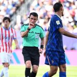 Ilgiz Tantachev arbitre le match Paraguay-France après France-Argentine houleux aux JO 2024.