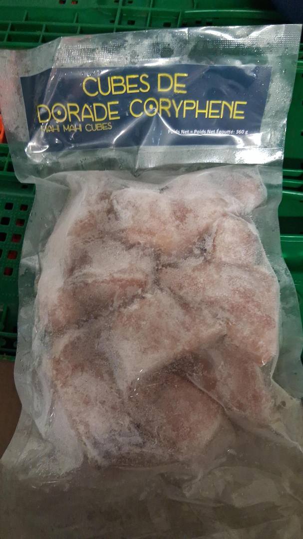 Rappel Consommateur – Détail Cube de dorade surgelé coryphene 360G Seablue