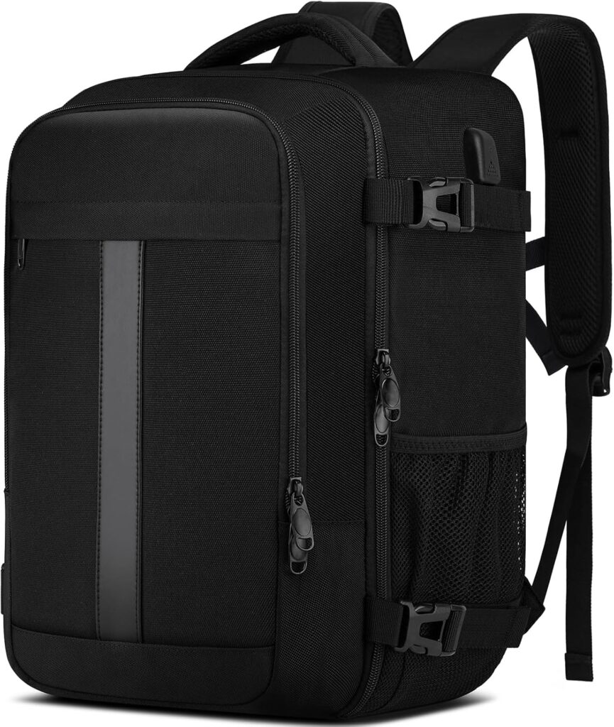 Cabin Luggage 40 x 30 x 20 cm avec port USB pour voyages Ryanair et Wizzair
