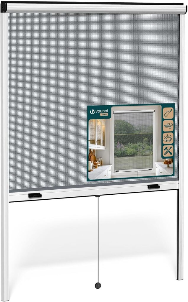 VOUNOT® lance un filet anti-moustiques en aluminium de 130 x 160 cm pour installations simples.