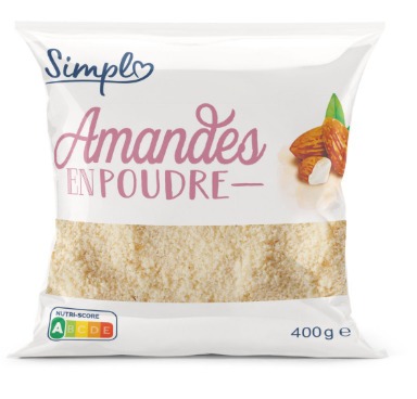 AMANDES EN POUDRE 400 G SIMPL