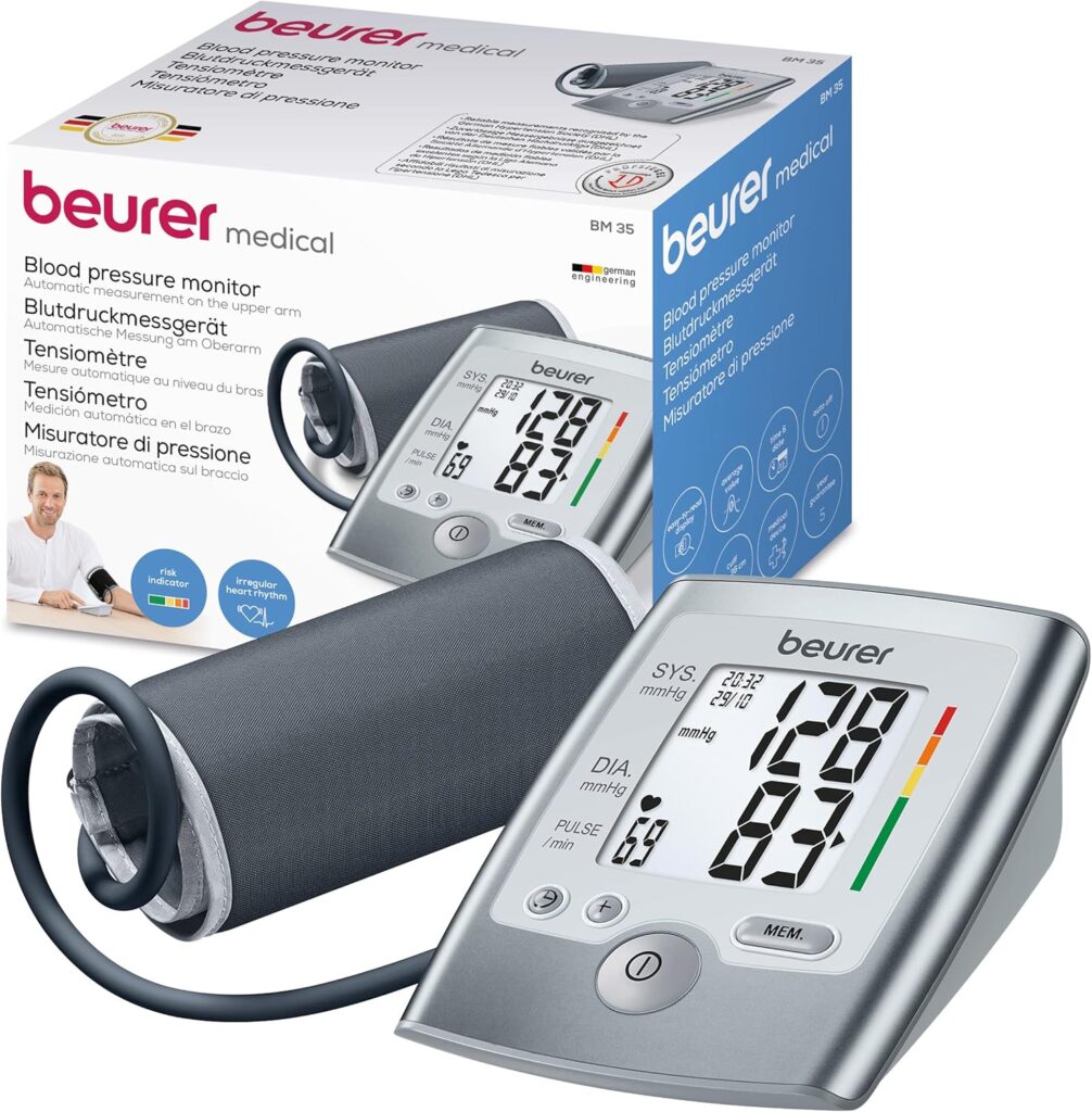 Beurer BM 35 : Moniteur de pression artérielle avec technologie de mesure validée en clinique