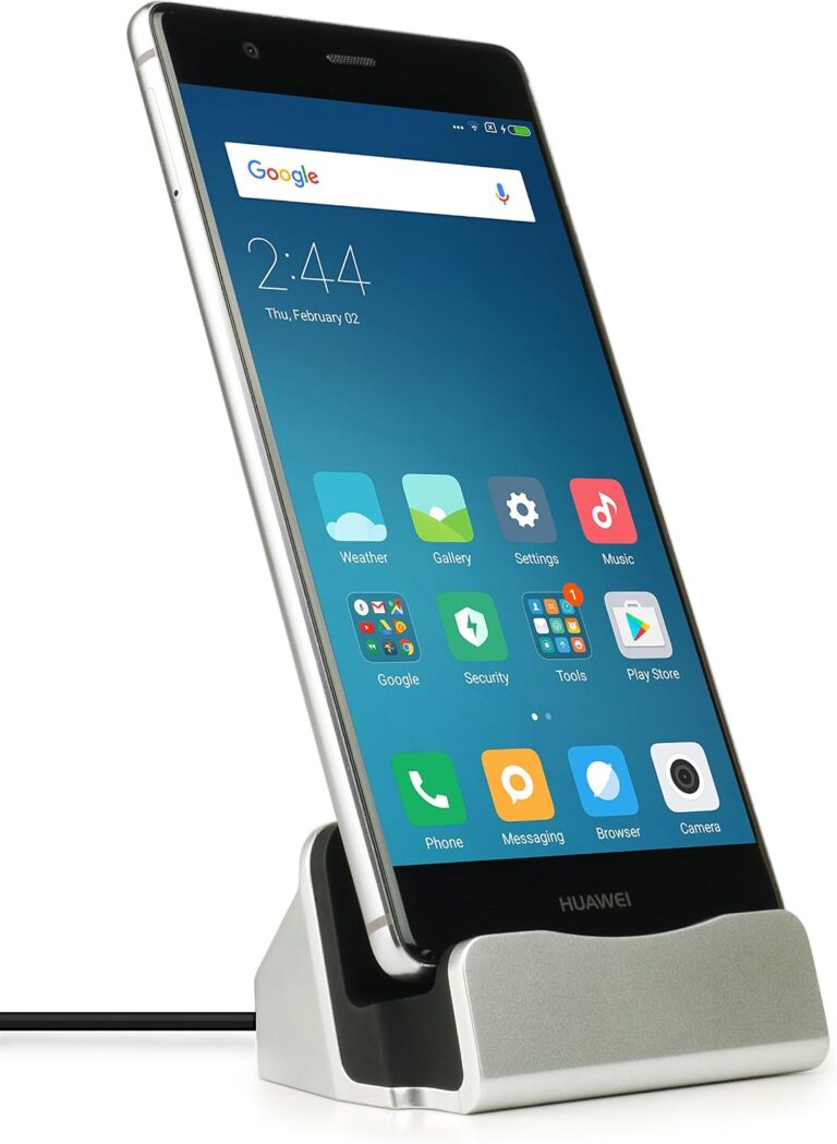 MyGadget USB C Dock et câble de 1 m pour chargement des smartphones Galaxy et Huawei.