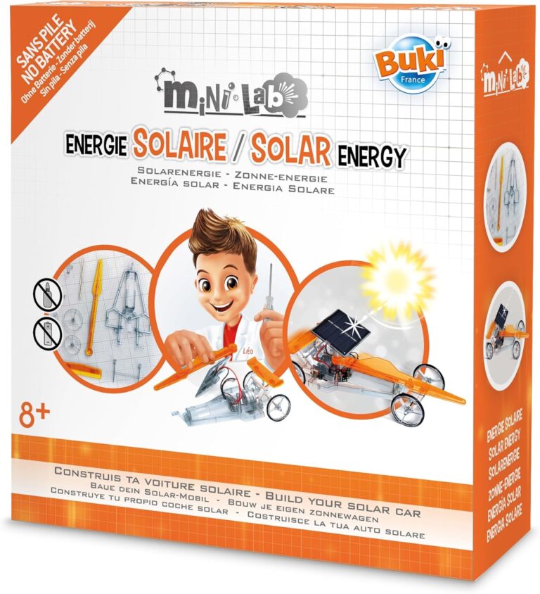 Buki présente le Mini Lab 3016 pour l’éducation à l’énergie solaire en France.