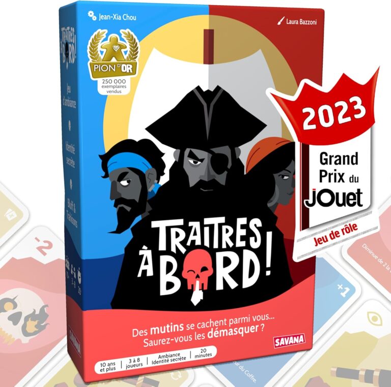 SAVANA Traitres à Bord remporte le Grand Prix du Jouet 2023 pour les jeux de cartes.
