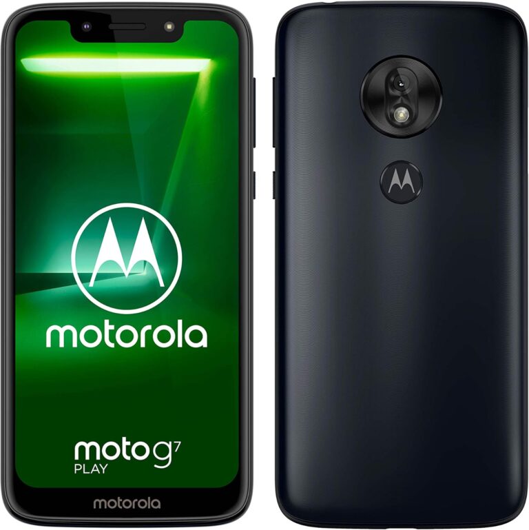 Lancement du Motorola Moto G7 Play avec 32 Go et 2 Go de RAM en Deep Indigo.