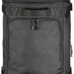 Amazon Basics : Valise noire en tissu ripstop de 137 litres, conçue pour le voyage et le travail.