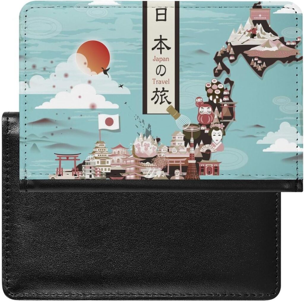 Japan introduit des porte-cartes en cuir PU pour faciliter le transport de passeports et pièces.