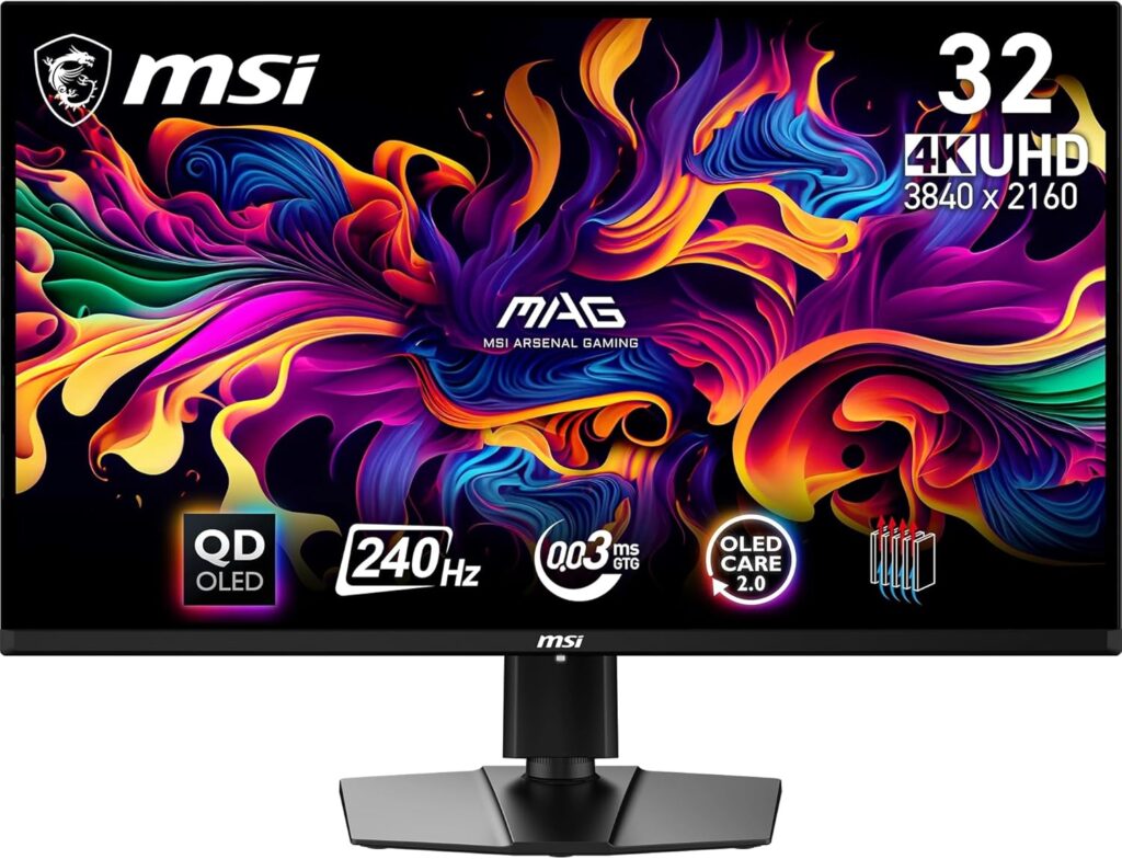 MSI lance le moniteur MAG 321UPX QD-OLED de 31,5 pouces avec 240Hz et DisplayHDR True Black 400