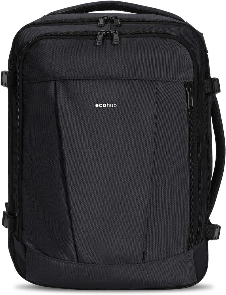 ECOHUB lance un nouveau bagage à main pour les compagnies aériennes européennes avec 13 poches.