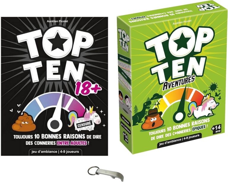 Set Top Ten 18 ans : Analyse des meilleures aventures en France par Blumie Decap.