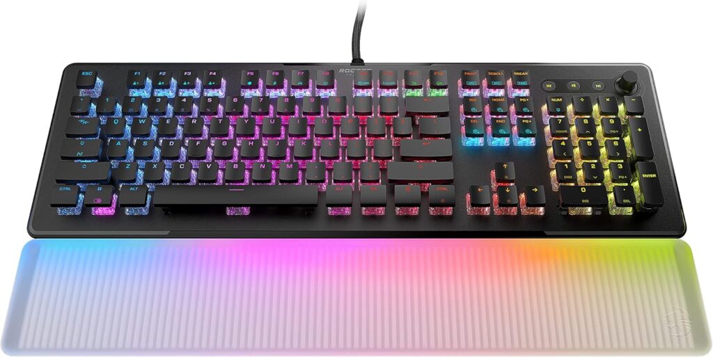 ROCCAT Vulcan II Max : Clavier de jeu PC avec touches RGB personnalisables et switches Titan II