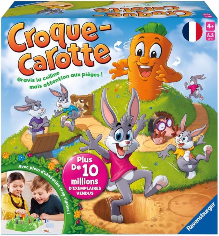 Ravensburger lance Croque Carrot, un jeu de société familial pour 2 à 4 joueurs.