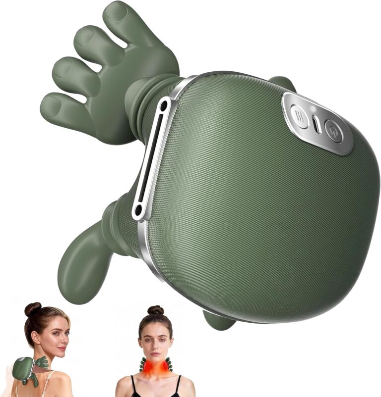 OTAVILEM Massager propose un dispositif de massage cervical et dorsal avec chaleur et simulation manuelle.