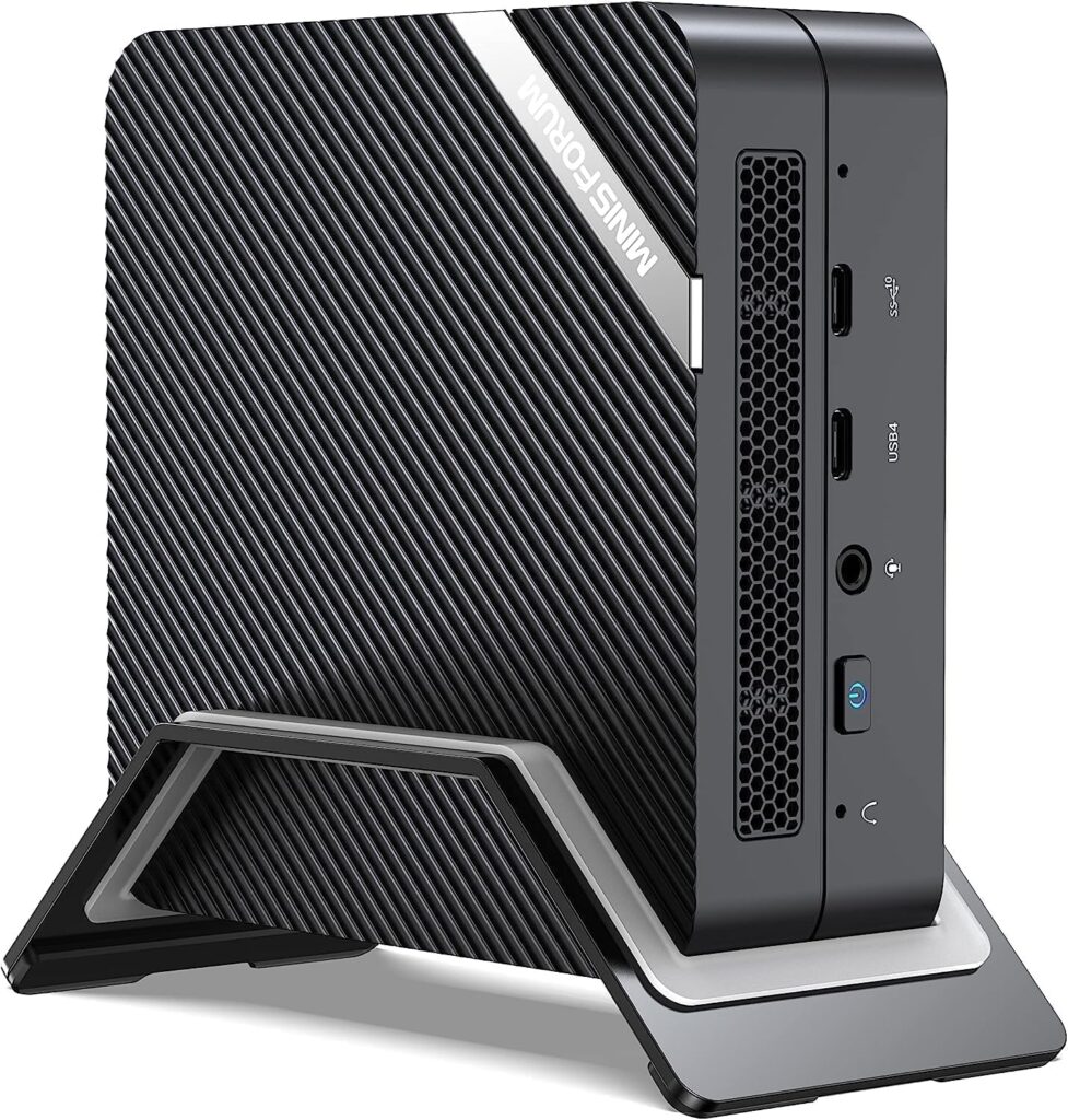 MINIS FORUM UM773 Lite Mini PC, Ryzen 7 7735HS, lancé sans RAM ni SSD.