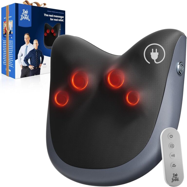Bob and Brad : Massager électrique pour le dos et le cou avec fonction chauffage, télécommande.