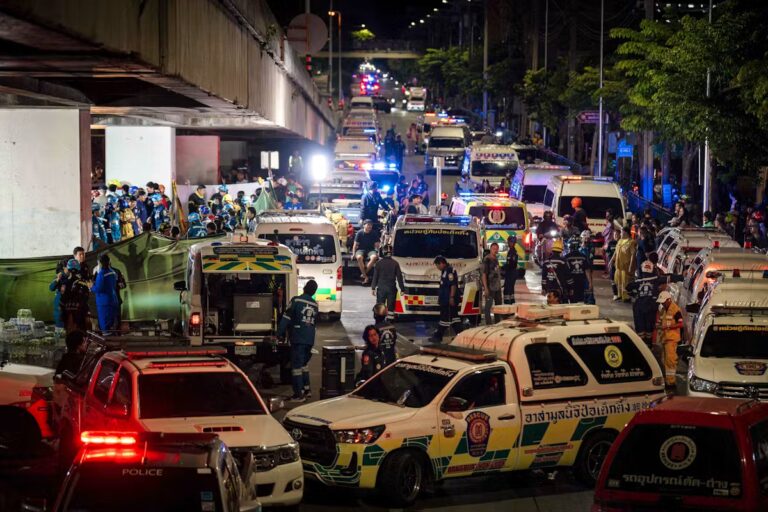 Incendie dans un pub à Bangkok : 27 morts confirmés dans le quartier de Chatuchak.