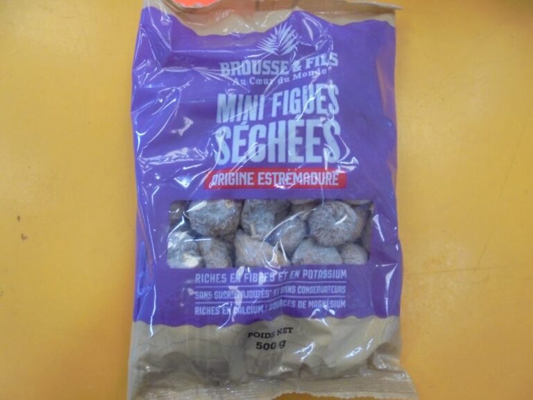 Rappel Consommateur – Détail MINI FIGUES SÉCHÉES ENFARINÉES Brousse et Fils Au Cœur du Monde