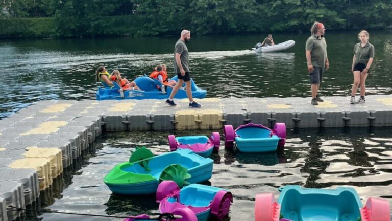 Lancement de la dixième édition des festivités d’été à Courrières, sur les berges de la Souchez.