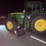 Un motard passe sous un tracteur entre Bailleul et Nieppe, ses jours ne sont pas en danger.