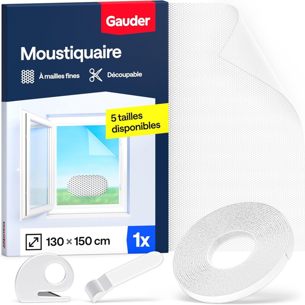 GAUDER Lancement d’un écran anti-insectes autoadhésif pour fenêtres en France