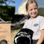 Lina Doby, 8 ans, vice-championne de France de BMX, partage une passion familiale.