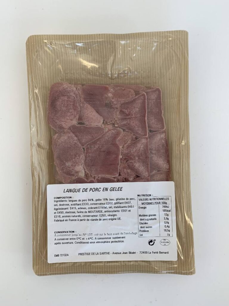 Rappel Consommateur – Détail LANGUE DE PORC EN GELEE PRESTIGE DE LA SARTHE