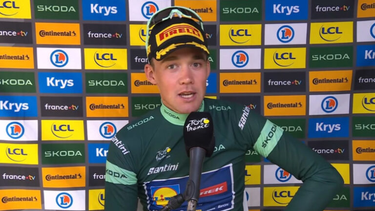 Tour de France : Mads Pedersen évoque une journée réussie durant l’épreuve.