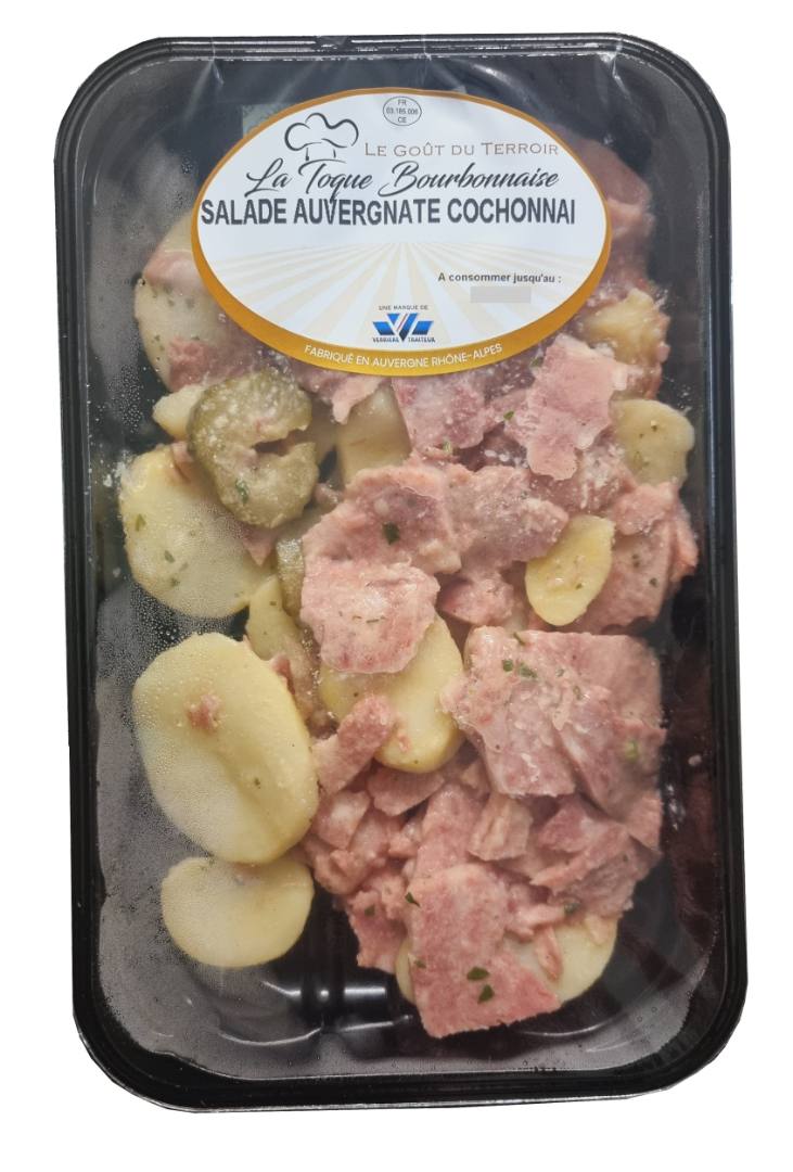 Rappel Consommateur – Détail SALADE AUVERGNATE DE COCHONNAILLE LA TOQUE BOURBONNAISE