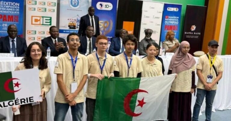 Algérie remporte les Olympiades panafricaines de mathématiques, un exploit historique.