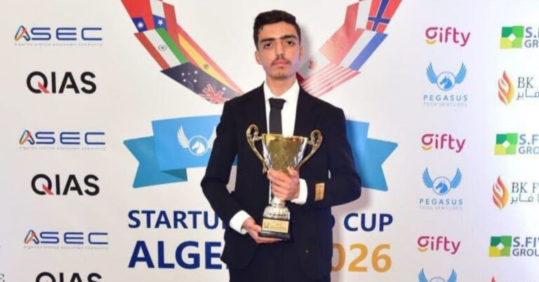 Alaeddine Benahmed représentera l’Algérie à la Startup World Cup à San Francisco.