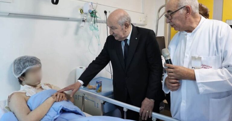 Incendie à l’orphelinat de Mohammadia : Tebboune visite les blessés à son retour d’Allemagne.