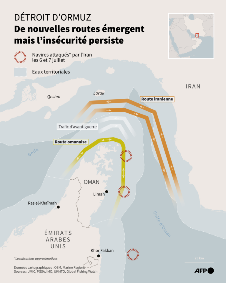 Iran modifie les routes maritimes mondiales depuis Détroit d’Ormuz.