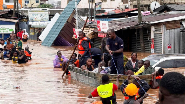 Pluies record au Ghana, un des plus grands volumes observés en 24 heures depuis 1995