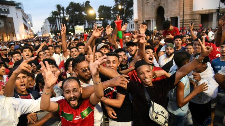 Victoire du Maroc face au Canada : célébrations à Casablanca après le match de la Coupe du monde 2026.