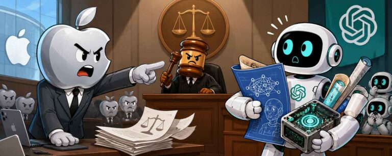 Apple accuse OpenAI de vol de secrets industriels dans une affaire judiciaire.