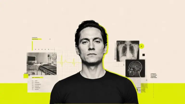 Bryan Johnson, milliardaire américain, confronté à une maladie auto-immune dévastatrice.