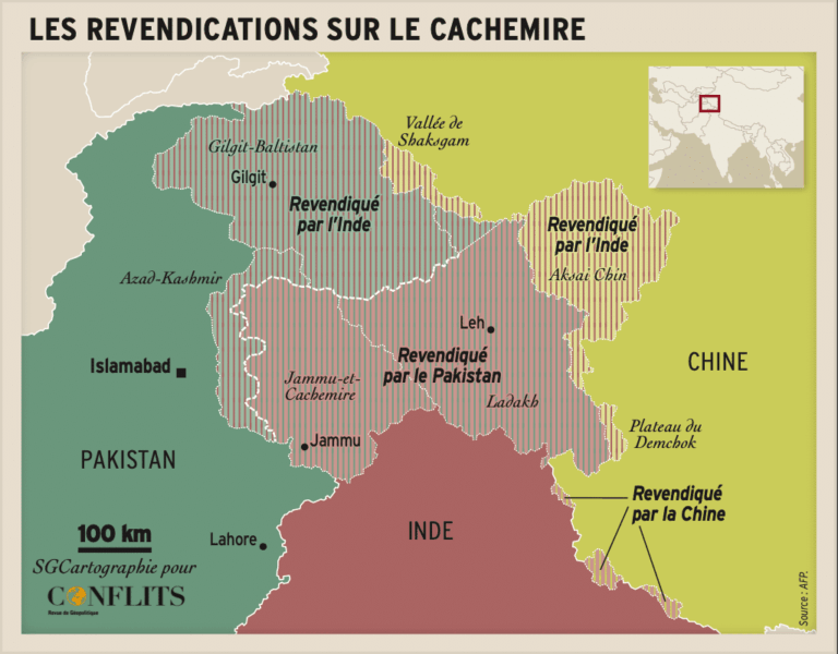 Tensions croissantes le long de la ligne de contrôle au Cachemire entre l’Inde et le Pakistan.