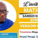 M. Oumar GUEYE aborde les enjeux économiques lors de la Matinale de juillet 2026.