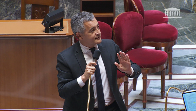 Vote du projet de loi de Gérald Darmanin sur la justice criminelle à l’Assemblée mardi.