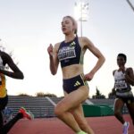 Cassandre Beaugrand établit un nouveau record de France du 3 000 mètres en Ligue de Diamant